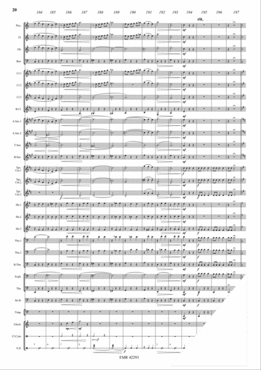 Il Gattopardo Concert Band scores gallery preview page 20