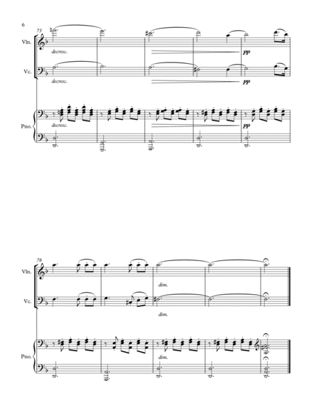Ständchen (Serenade) - F. Schubert - Piano Trio (piano, Violin, Cello) image number null