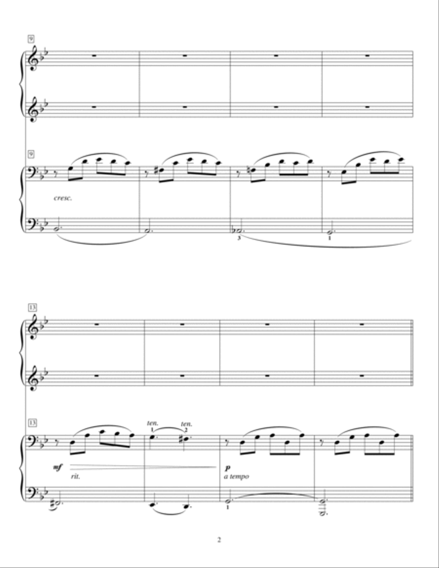 Yearning (Piano Duet) Yearning (Piano Duet) Piano Method scores gallery preview page 2