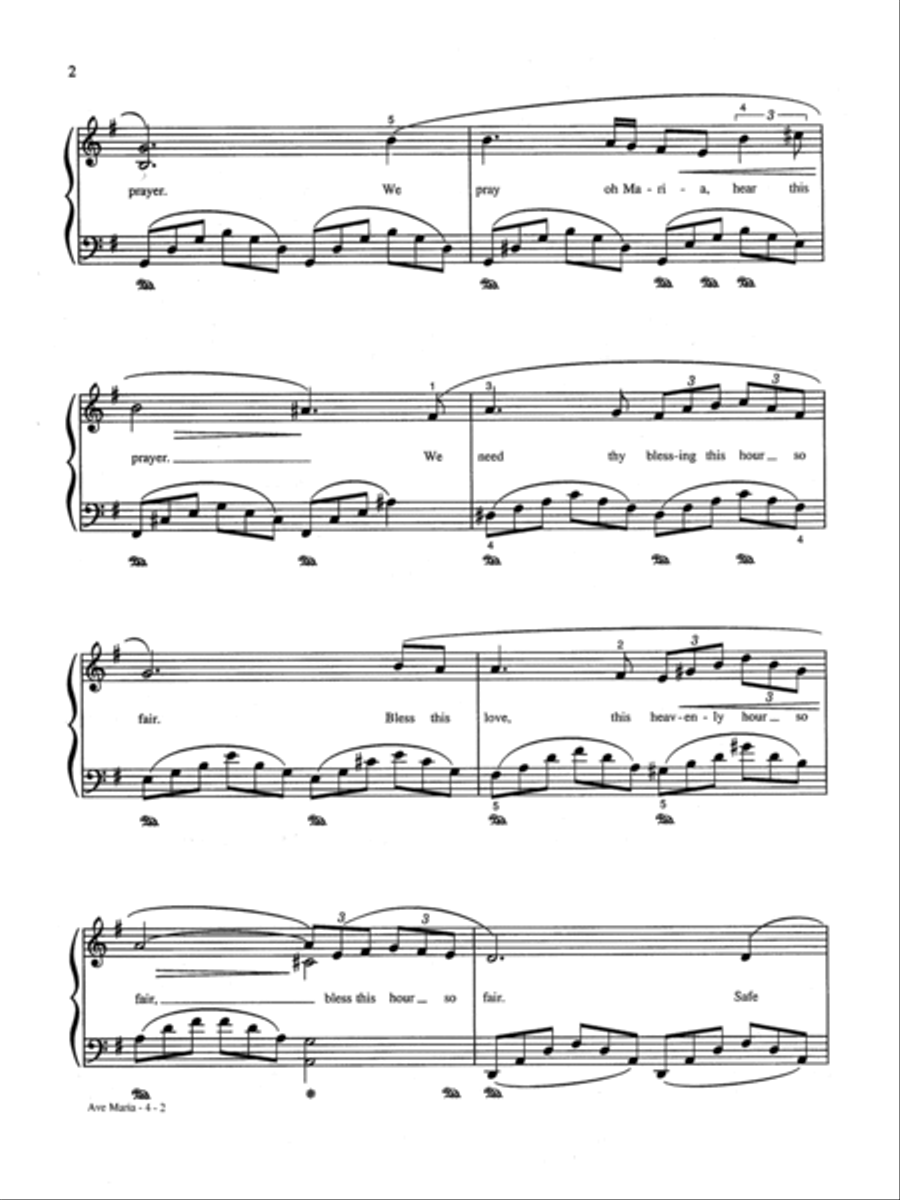 Ave Maria Ave Maria Small Ensemble scores gallery preview page 3