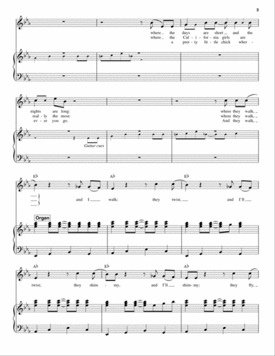 California Sun Piano scores gallery preview page 3