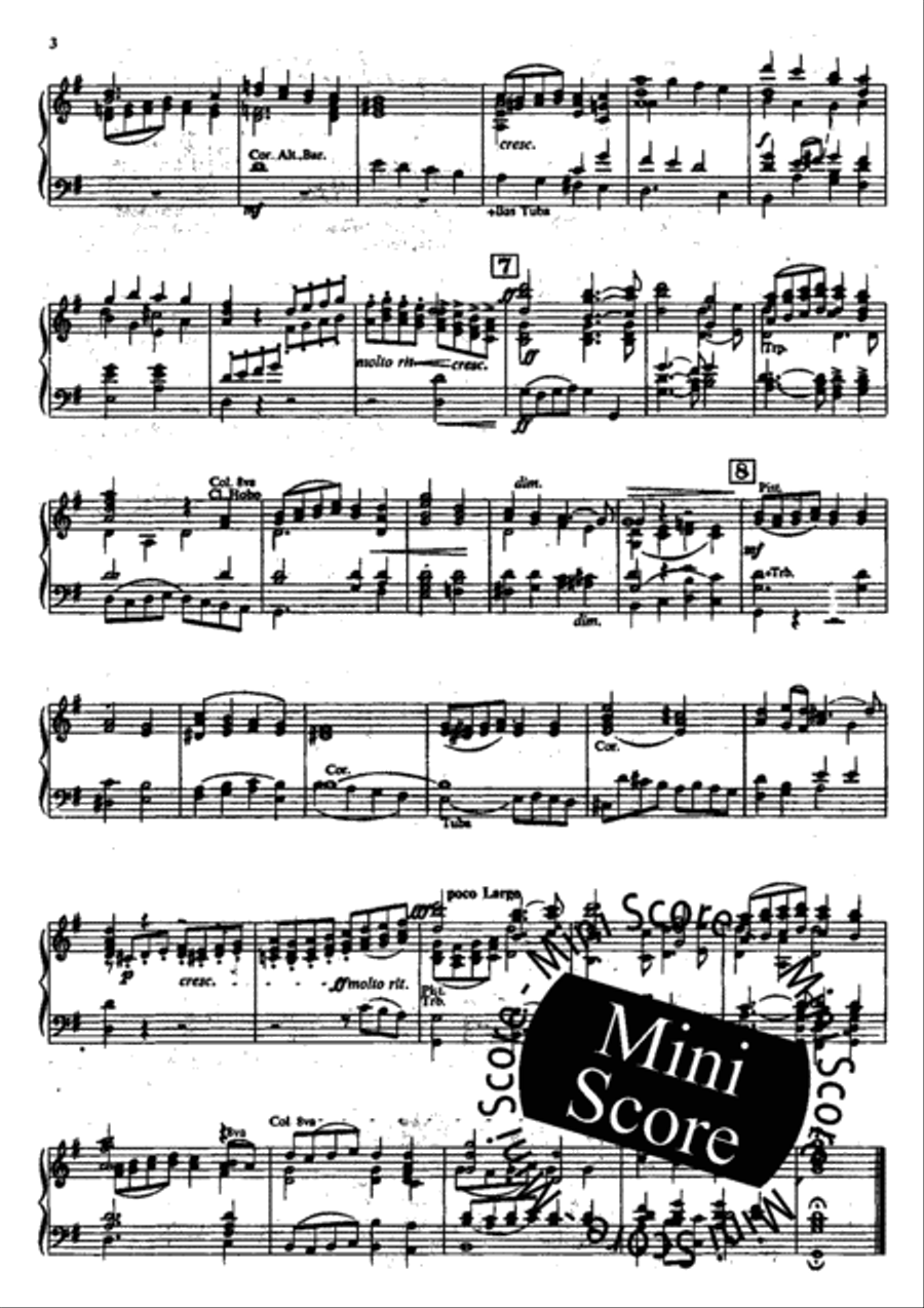 Zegekoor Uit Judas Maccabeus Concert Band scores gallery preview page 6