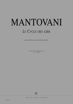 Book cover for Le Cycle Des Gris