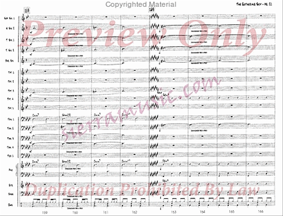 The Gathering Sky Jazz Ensemble scores gallery preview page 22