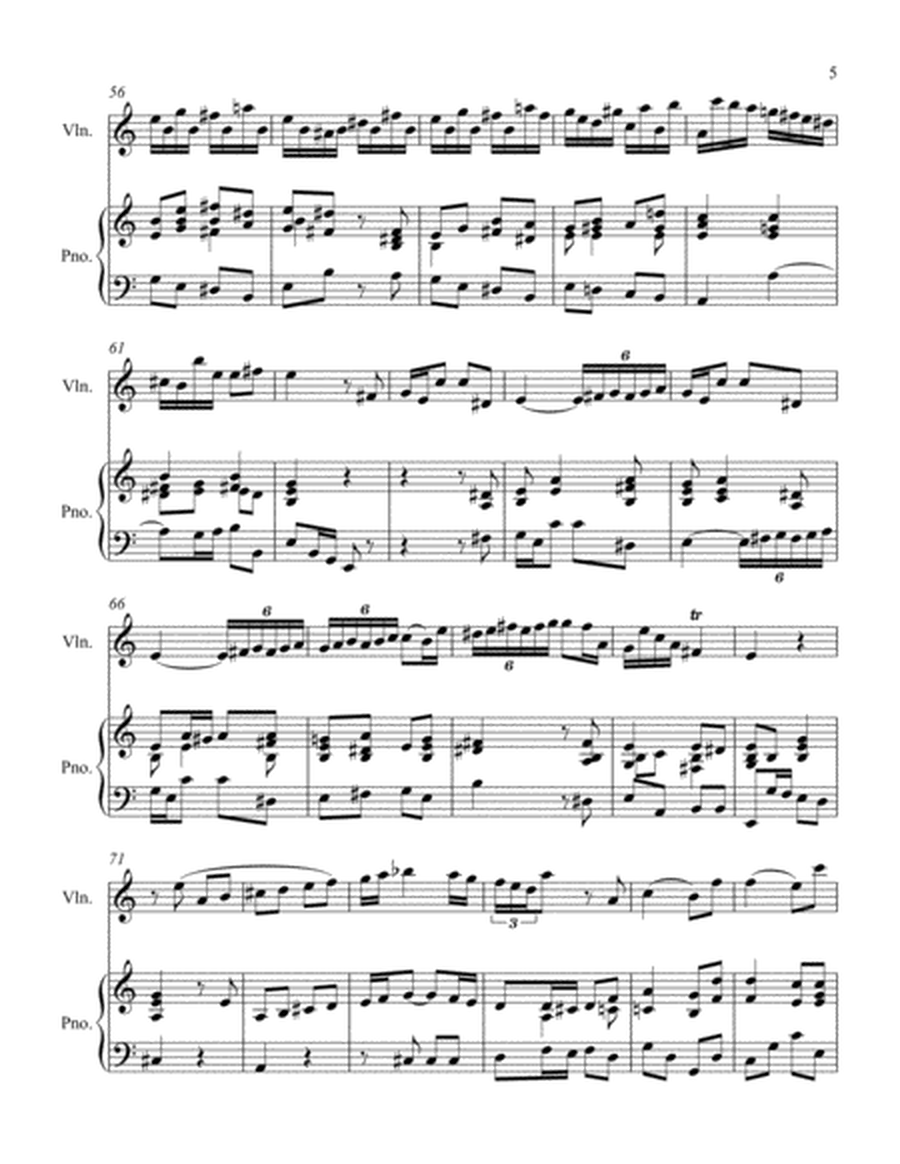 Violin Sonata in A Minor II. Allegro
