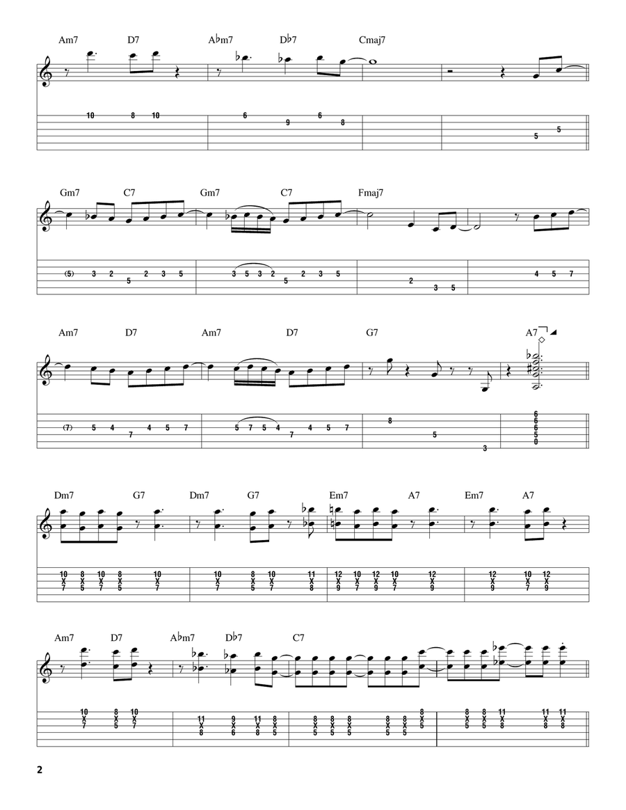 Satin Doll Satin Doll Electric Guitar scores gallery preview page 2