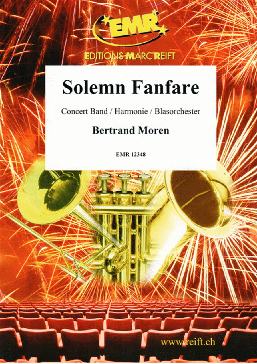 Solemn Fanfare Concert Band scores gallery preview page 1