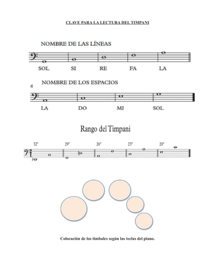 Study of the orchestral timpani