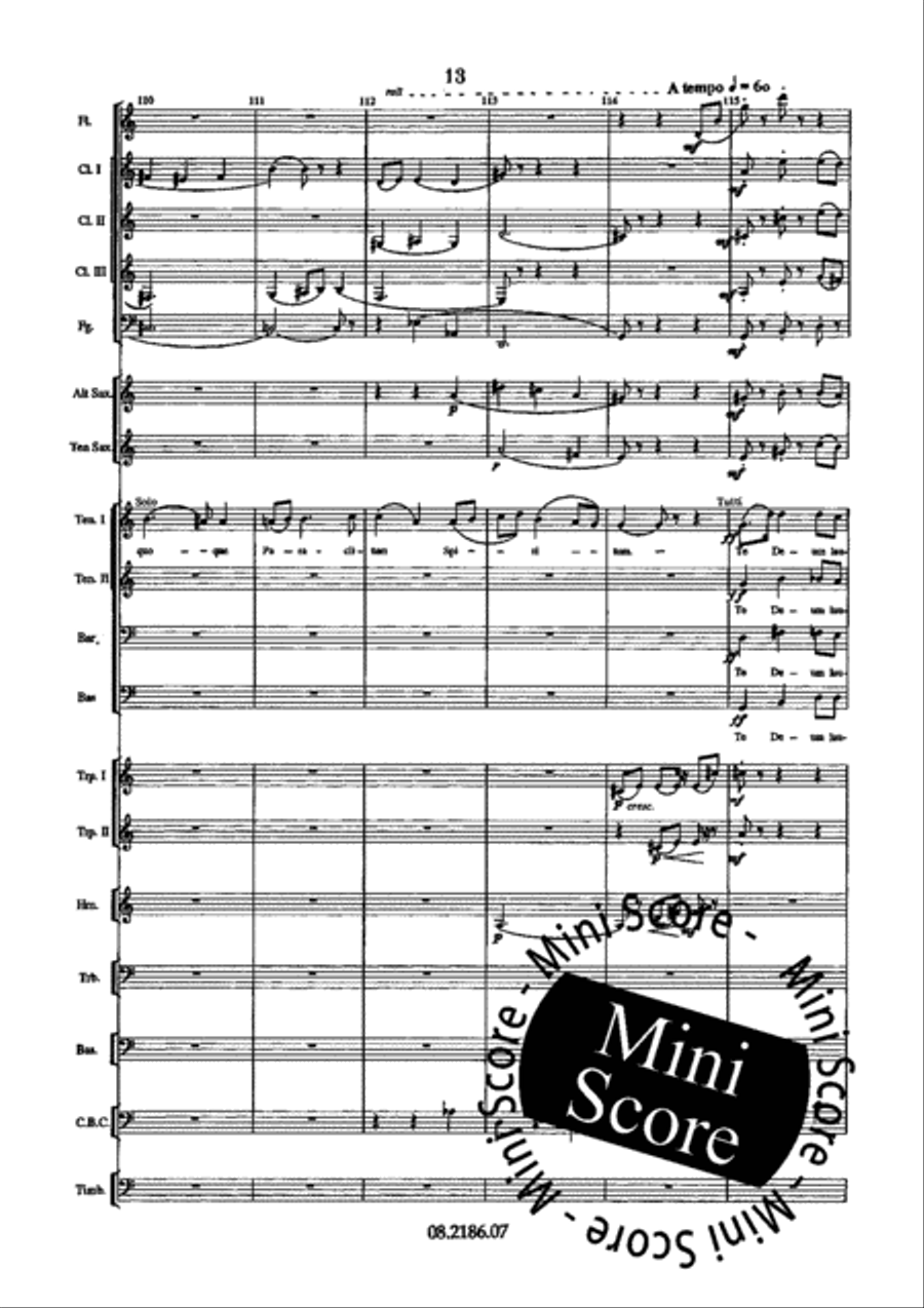 Te Deum Te Deum TTBB scores gallery preview page 18