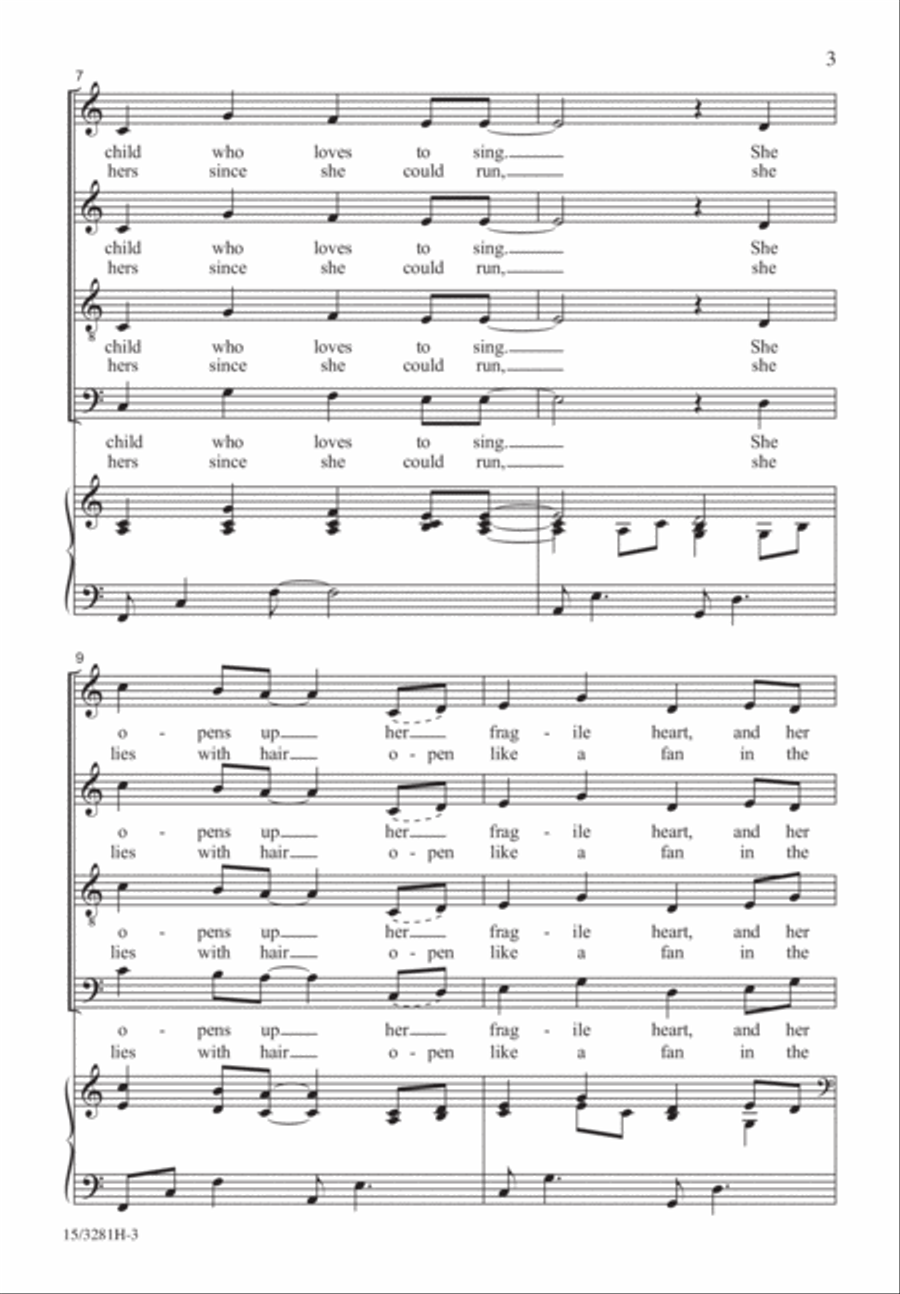 She Sings... 4-Part scores gallery preview page 3