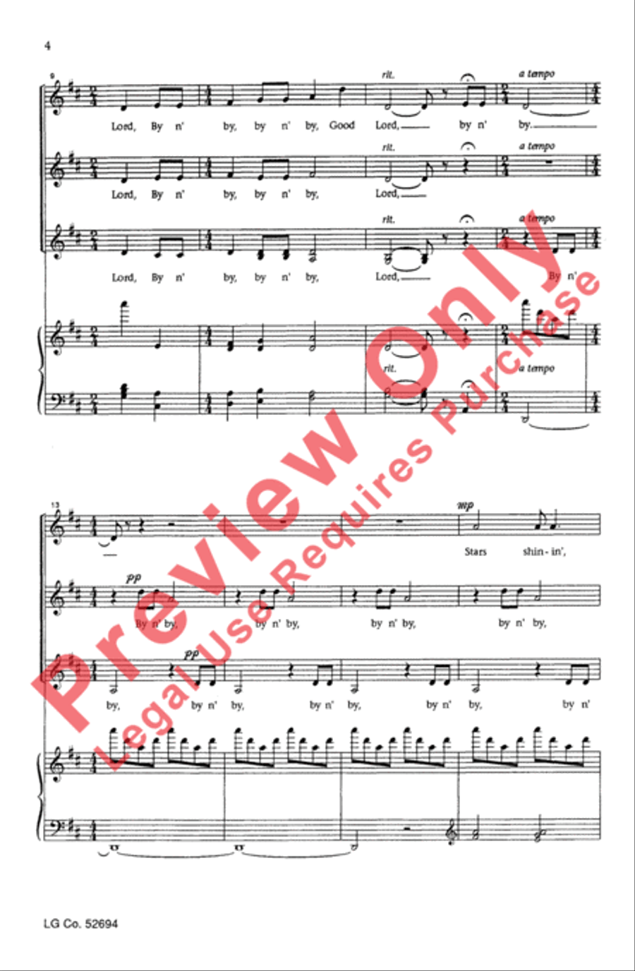 By n' By Women's Choir scores gallery preview page 3