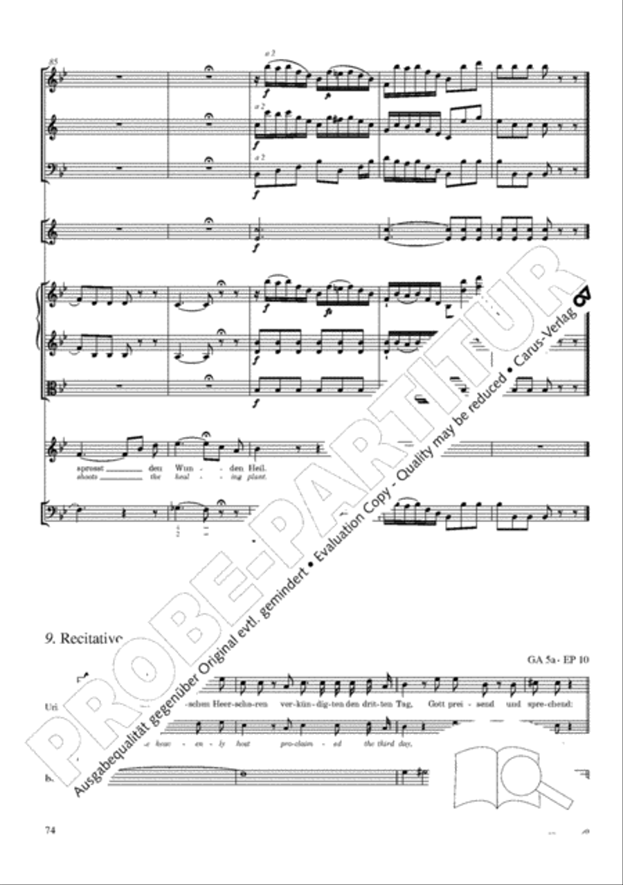 The Creation (Die Schopfung) 4-Part scores gallery preview page 94