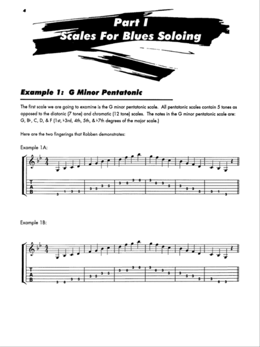 Playin' The Blues - Book/CD Electric Guitar scores gallery preview page 3