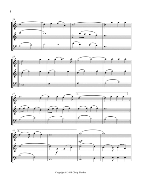 How Great Thou Art, for Two Violins and Cello image number null