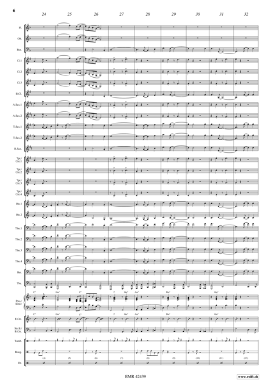 Mack The Knife Concert Band scores gallery preview page 6