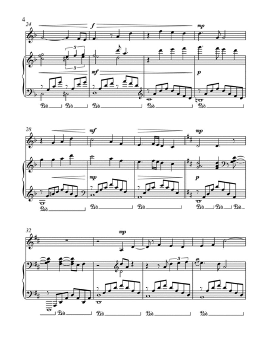 Donna's Song Piano scores gallery preview page 4