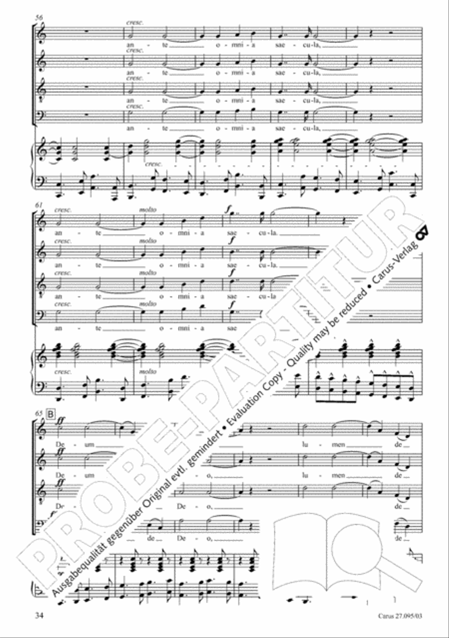 Messe solennelle de sainte Cecile Messe solennelle de sainte Cecile STB scores gallery preview page 35