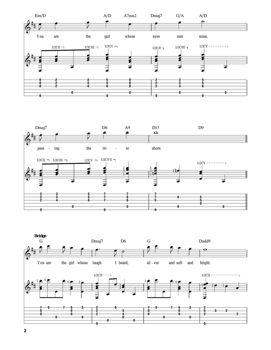 You Are Beautiful You Are Beautiful Electric Guitar scores gallery preview page 2