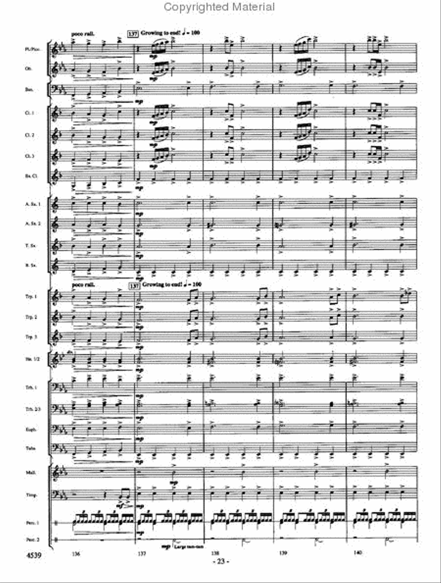 An American Portrait Concert Band scores gallery preview page 22