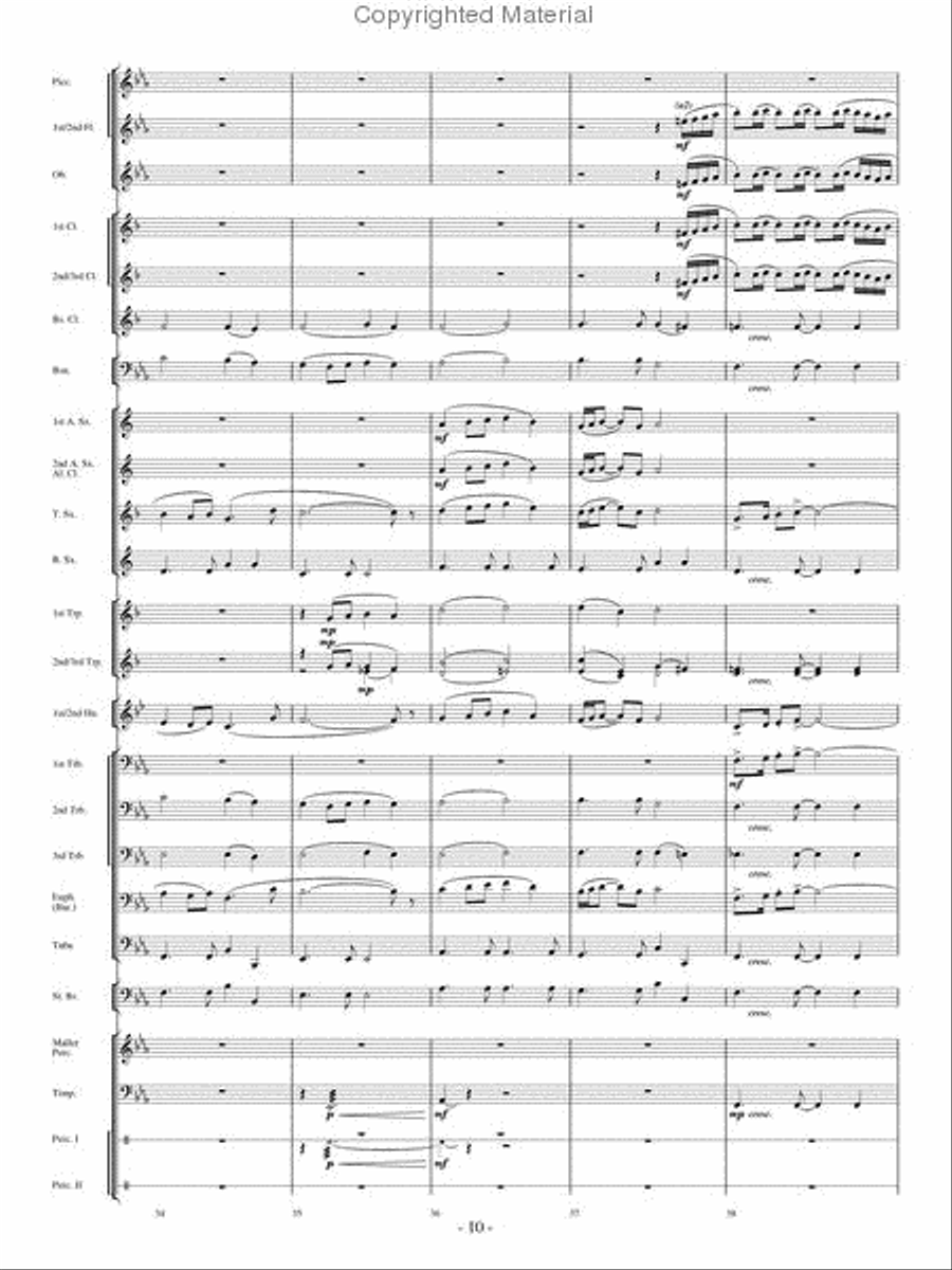 Where Eagles Soar Concert Band scores gallery preview page 9