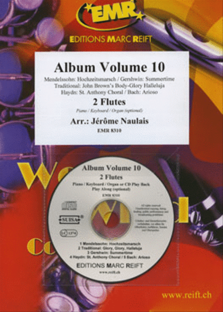 Album Volume 10 Flute Duet scores gallery preview page 1
