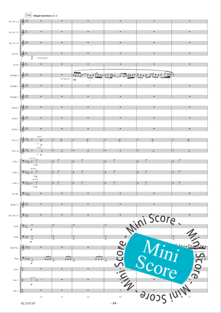 Fleodrodum Fanfare Band scores gallery preview page 50
