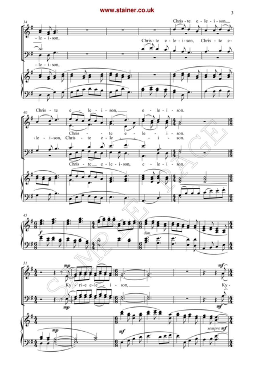 A Christmas Mass 4-Part scores gallery preview page 4