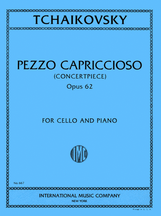 Book cover for Pezzo Capriccioso, Opus 62. Concertpiece