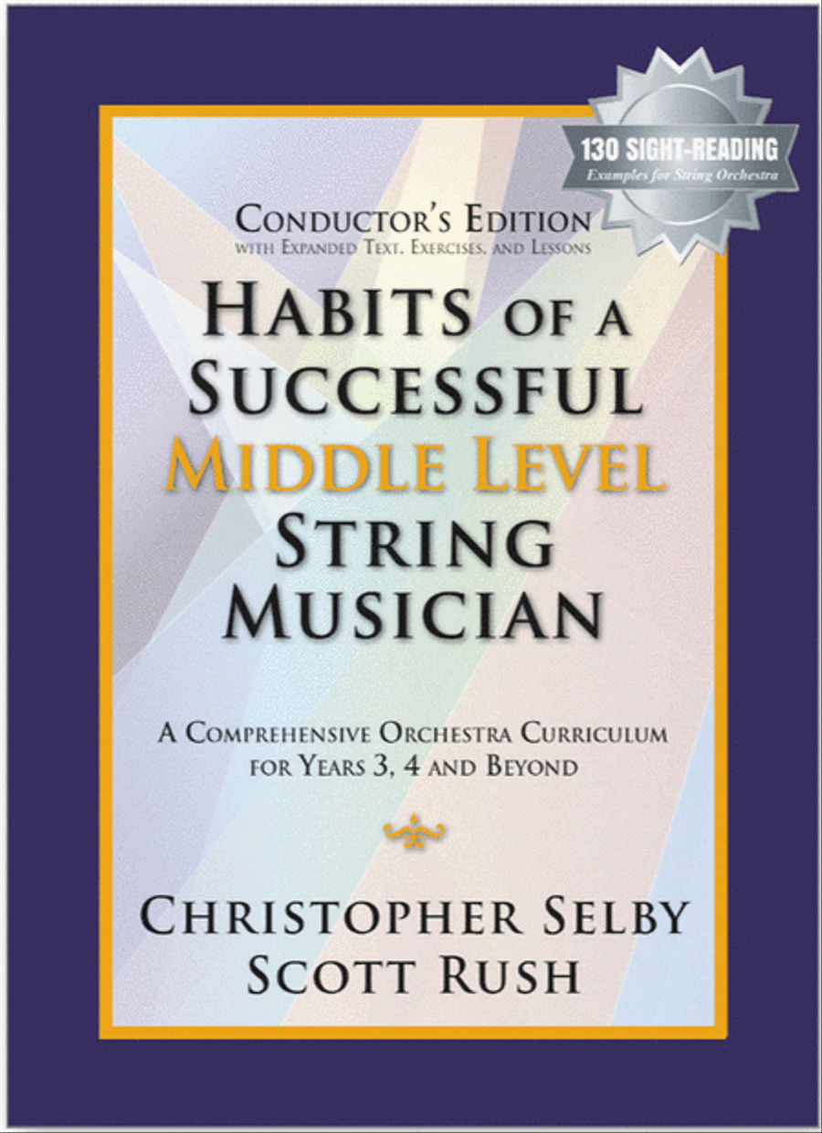 Habits of a Successful Middle Level String Musician - Conductor's edition School and Community scores gallery preview page 1