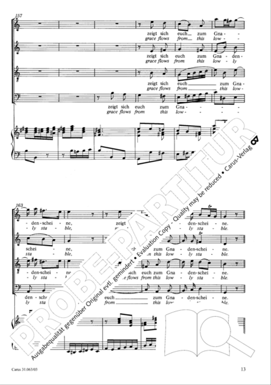 Christians, etch this blessed day (Christen, atzet diesen Tag) 4-Part scores gallery preview page 14