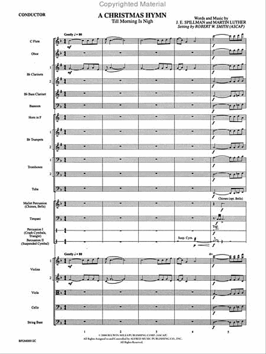 A Christmas Hymn A Christmas Hymn Full Orchestra scores gallery preview page 4