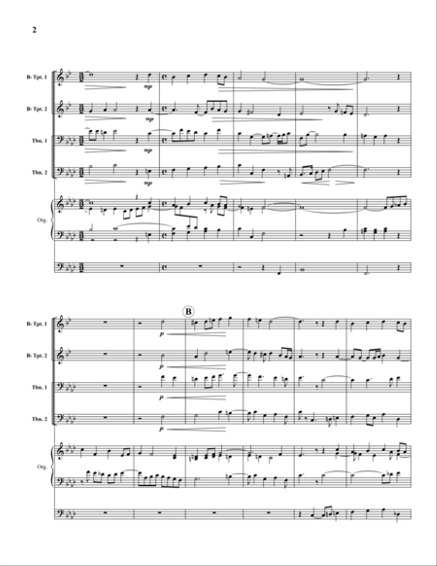 Sonata da Chiesa (III) Organ scores gallery preview page 4