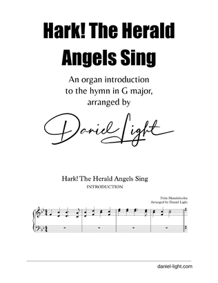 Book cover for Hark! the Herald Angels Sing (Organ Introduction No. 2, G Major)