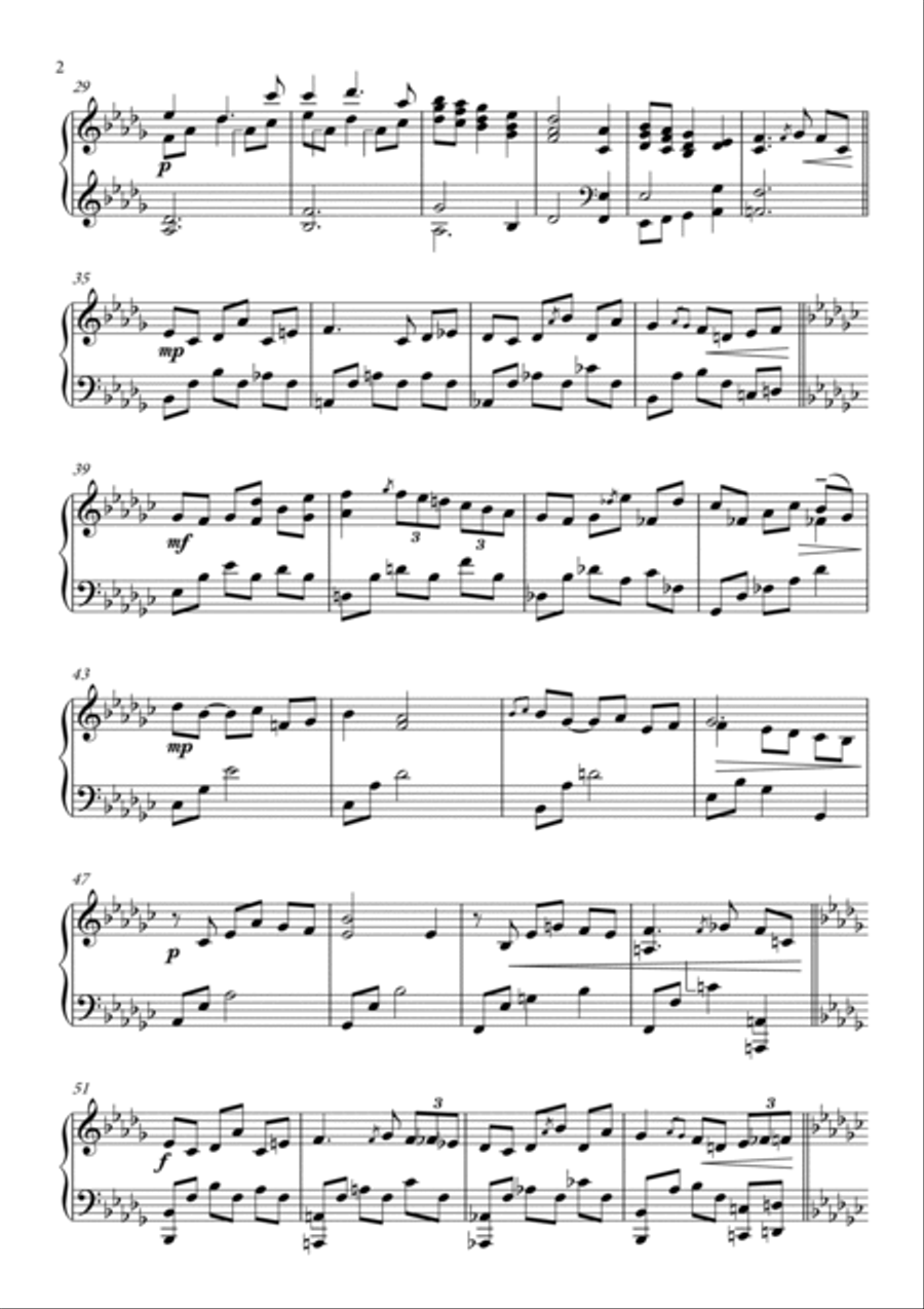 Yearning Heart Yearning Heart Piano Solo scores gallery preview page 2