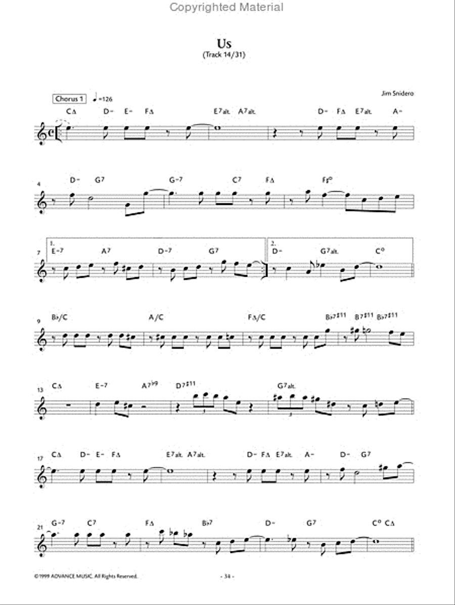 Easy Jazz Conception Alto Saxophone Alto Saxophone scores gallery preview page 15