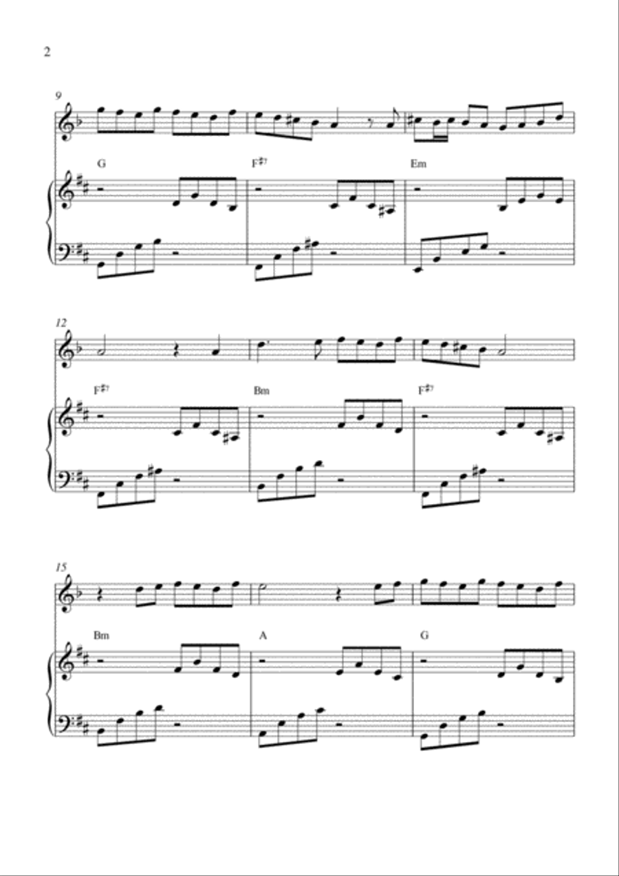 La Rosa Enflorece (The Rose Flowers) Clarinet Solo scores gallery preview page 2