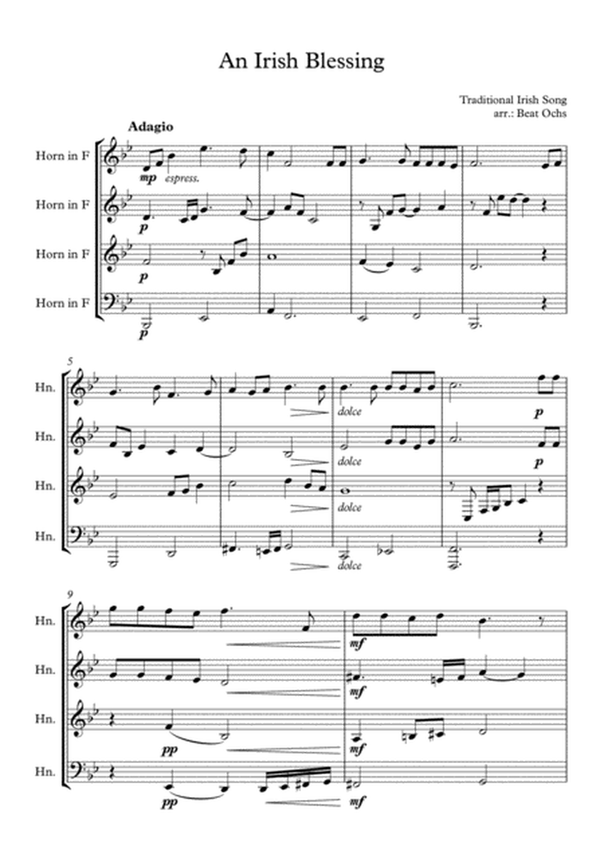 An Irish Blessing - Horn Quartet image number null
