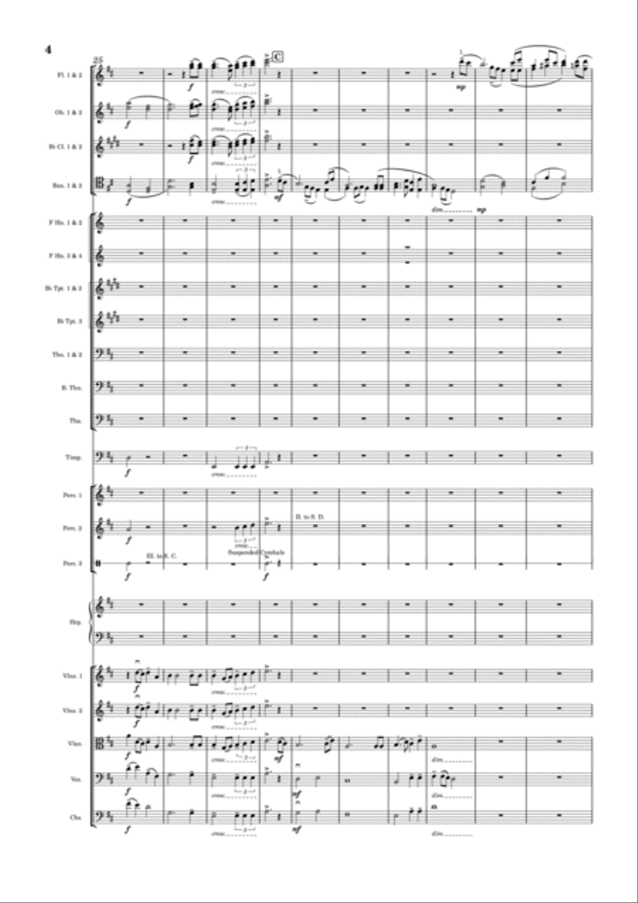 Till We Meet Again - Score Only Full Orchestra scores gallery preview page 4