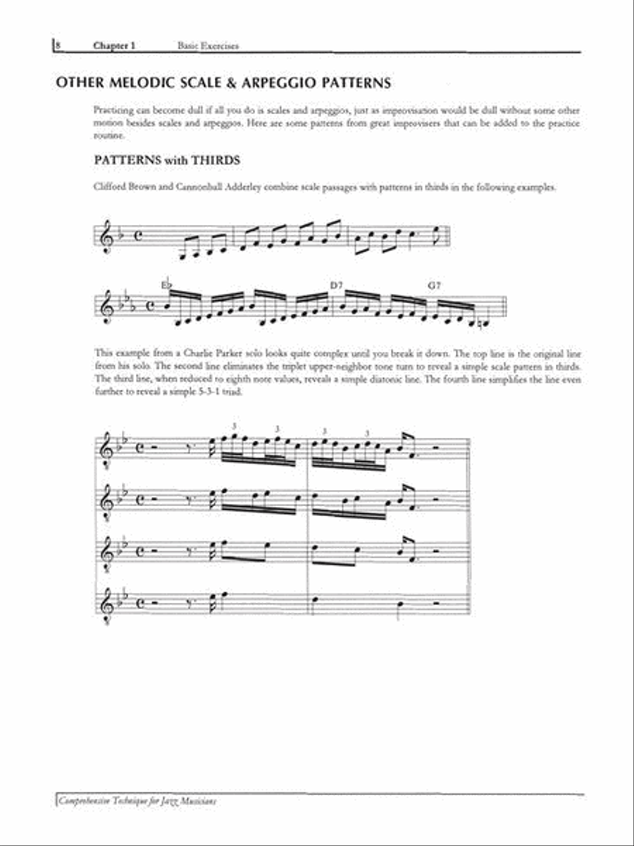 Comprehensive Technique for Jazz Musicians – 2nd Edition Collection / Songbook scores gallery preview page 17