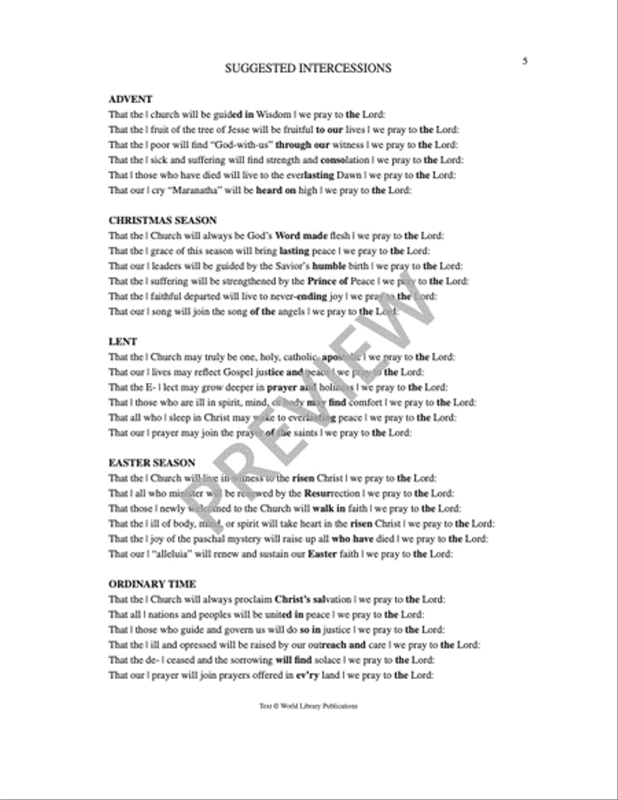 Oracion De Los Fieles Oracion De Los Fieles 4-Part scores gallery preview page 5