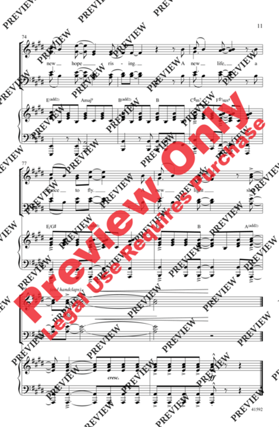 New Light Shining - SoundTrax CD (CD only) Choir scores gallery preview page 11