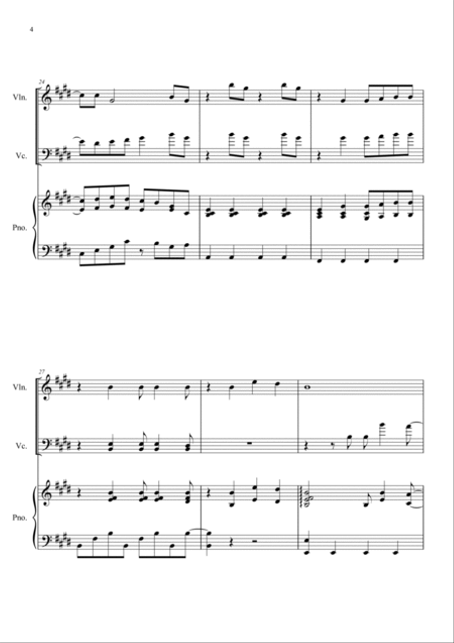 Pretty Pretty Piano Trio scores gallery preview page 4