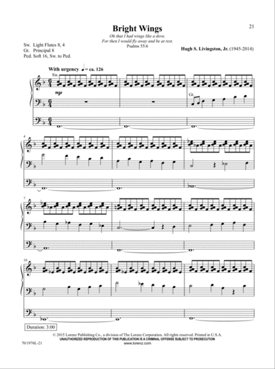 The Organist's Library, Vol. 60 Organ Solo scores gallery preview page 9
