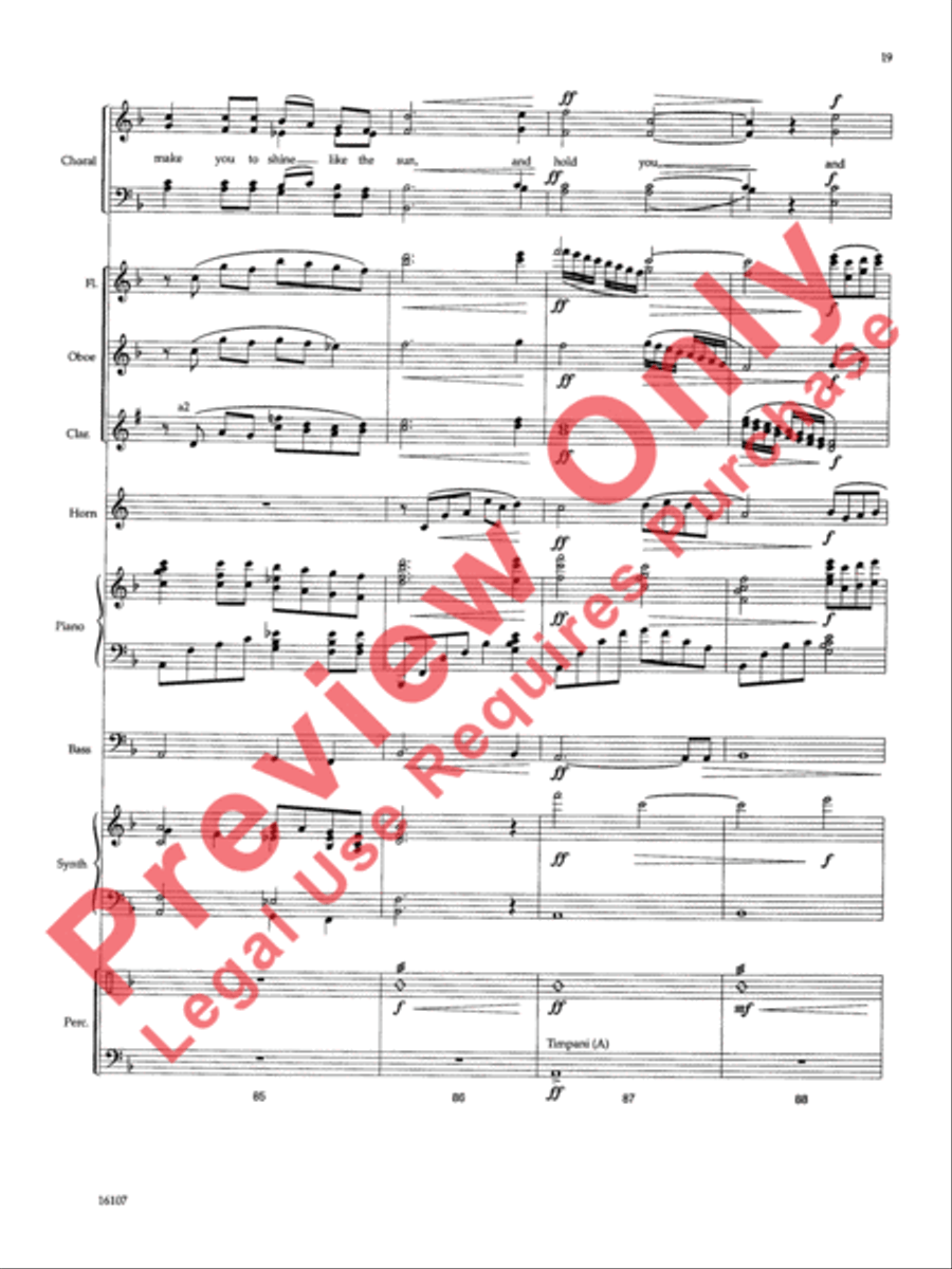 On Eagle's Wings On Eagle's Wings Choir scores gallery preview page 44