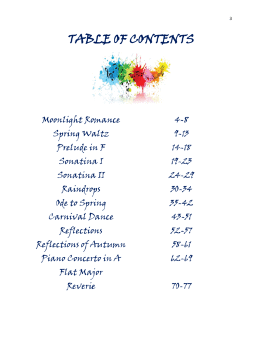 The Notes That Fell Piano Solo scores gallery preview page 4
