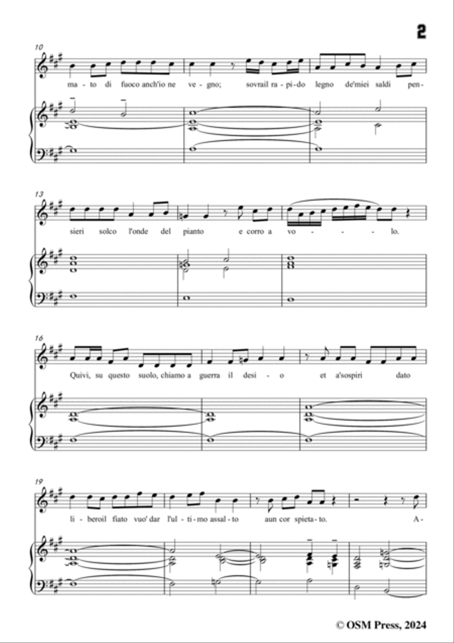 G. B. Bassani-Serenata,in A Major Voice scores gallery preview page 3