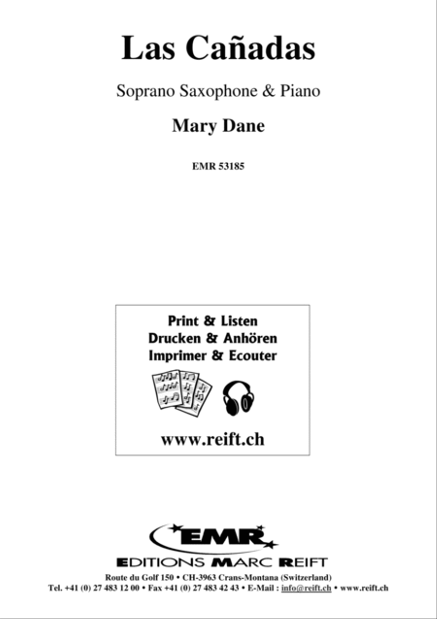 Las Canadas Las Canadas Soprano Saxophone scores gallery preview page 1