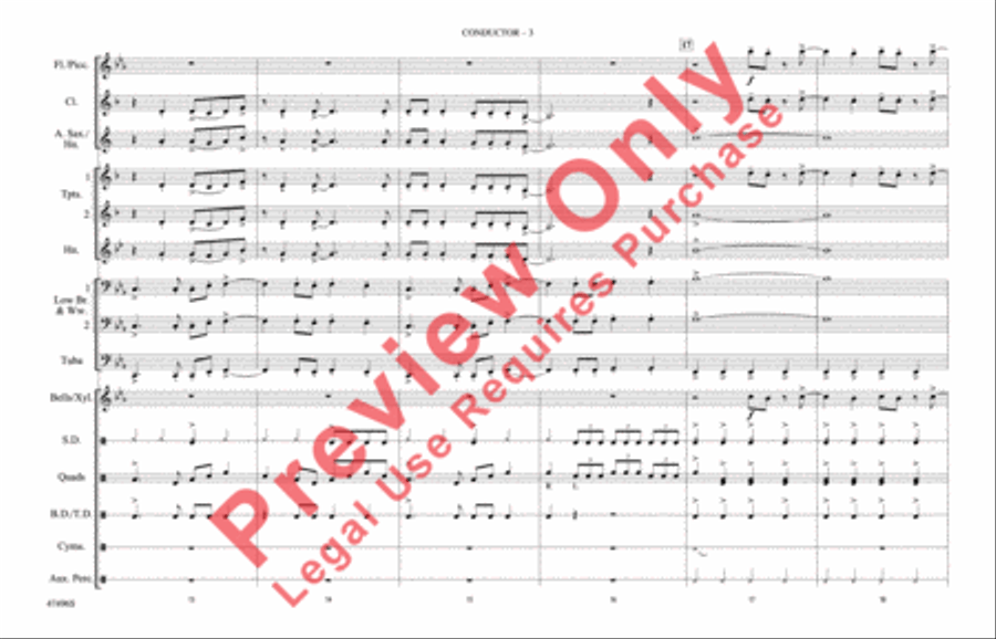 Black Eyes Marching Band scores gallery preview page 4