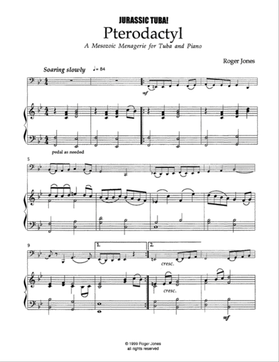 Jurassic Tuba Tuba scores gallery preview page 5