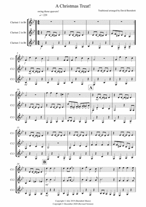 A Christmas Treat! for Clarinet Trio